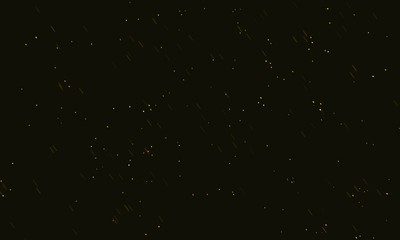 Confetti during holiday celebration