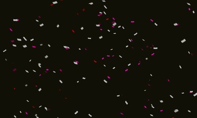 Confetti during holiday celebration