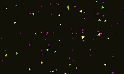 Confetti during holiday celebration