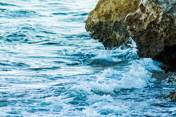 View of Dead Sea coastline