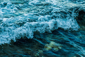 View of Dead Sea coastline