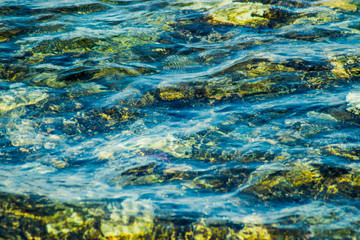 View of Dead Sea coastline