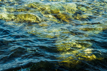 View of Dead Sea coastline