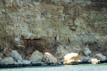 Rocky mountain scenery, Dolomites, Italy