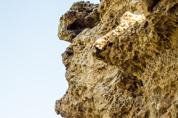 Rocky mountain scenery, Dolomites, Italy