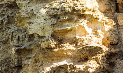 Rocky mountain scenery, Dolomites, Italy