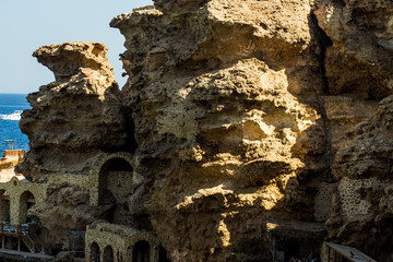 Rocky mountain scenery, Dolomites, Italy