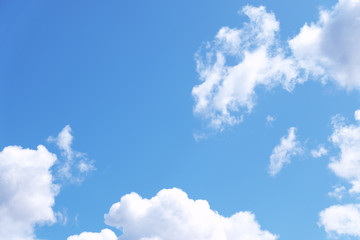 Blue sky with clouds