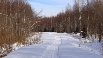 road in winter