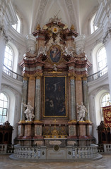 Holy Blood Altar in the Basilica of St. Martin and Oswald in Weingarten, Germany