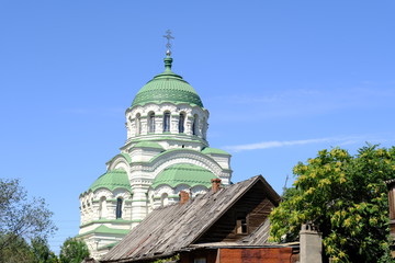 Details and elements of the facade of buildings