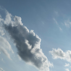Dreamy background with clouds in the sky.