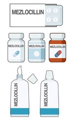 Mezlocillin is a broad-spectrum penicillin antibiotic.