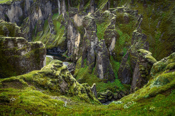 Fjadrargljufur Canyon in Iceland