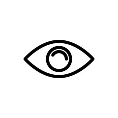 eye line vector icon