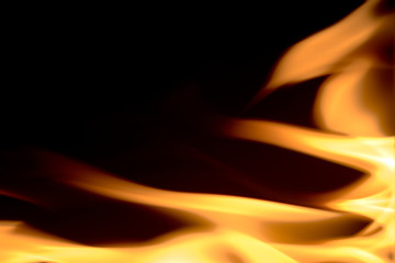 texture of fire on a dark background