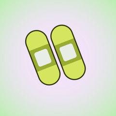 vector illustration of bandage