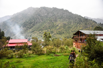 house in the mountains