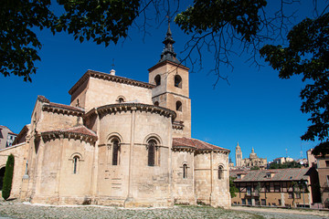Fototapeta na wymiar Iglesia de San Millán (Segovia)
