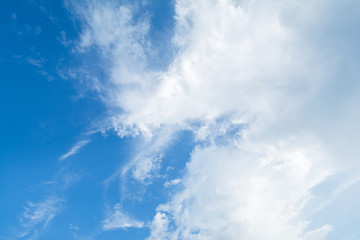 Fototapeta na wymiar Blue sky natural background.