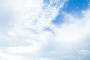 Blue sky natural background.