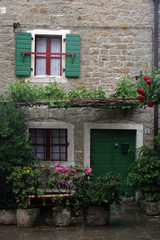Fototapeta na wymiar House in small town Groznjan in Istra, Croatia