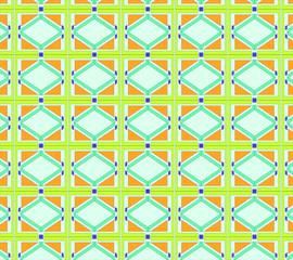 Abstract geometric shape textile pattern design and for decorative background and wallpaper 