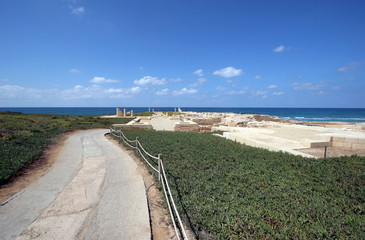 Ancient city Caesarea from Israel