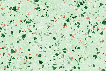 Terrazzo texture. Polished concrete floor and wall pattern. Color surface marble and granite stone, material for decoration