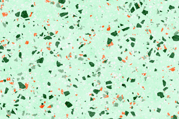 Terrazzo texture. Polished concrete floor and wall pattern. Color surface marble and granite stone, material for decoration