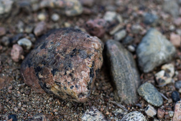 stones on the beach