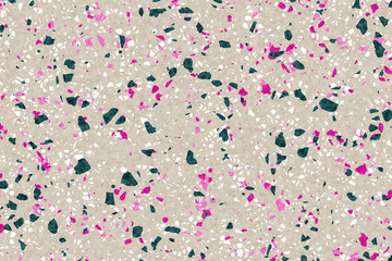 Terrazzo texture. Polished concrete floor and wall pattern. Color surface marble and granite stone, material for decoration