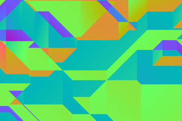 Modern geometric abstract background.  Bright colorful banner with a trendy gradient shapes