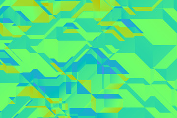 Modern geometric abstract background.  Bright colorful banner with a trendy gradient shapes