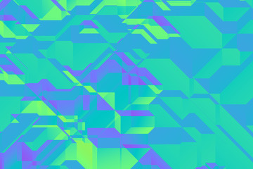 Modern geometric abstract background.  Bright colorful banner with a trendy gradient shapes