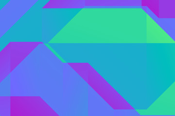 Modern geometric abstract background.  Bright colorful banner with a trendy gradient shapes
