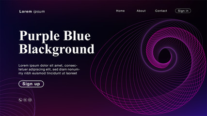 Background abstract purple blue light line color for Homepage