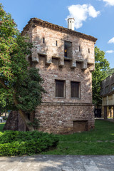 Fototapeta na wymiar Medieval Kurtpashova Tower in town of Vratsa, Bulgaria