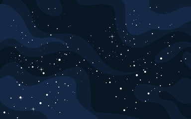 Lamas personalizadas con tu foto Vector space background . Cute flat style template with Stars in Outer space