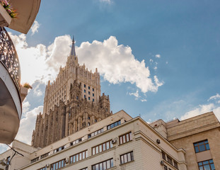 Cityscape in the center of Moscow