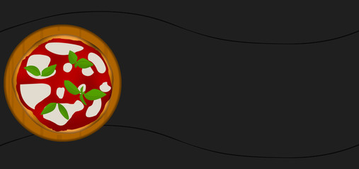 pizza margherita italiana infographic