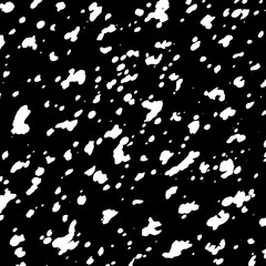 Hand draw art abstract wallpaper concept halftone monochrome black design random shape isolated on white design element