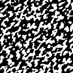 Hand draw art abstract wallpaper concept halftone monochrome black design random shape isolated on white design element