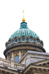 Fototapeta na wymiar dome of cathedral in st petersburg russia
