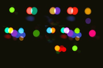 Christmas bokeh background light