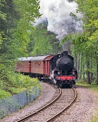 old steam engine locomotive