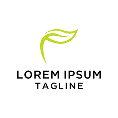 Leaf Modern Logo Design Vector