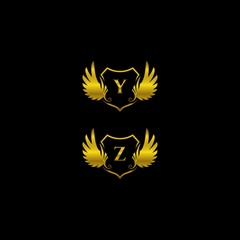 Calligraphy capital letters Vintage Set with curls for Monograms and Logos. Beautiful Filigree Font. Baroque style.