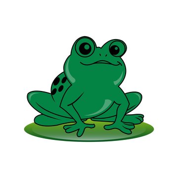 frog icon in trendy design style. frog icon isolated on white background.