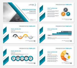Template presentation slides background design